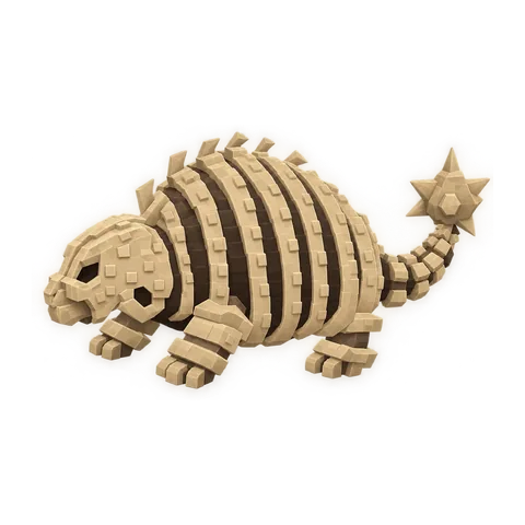 Skeletal Glyptodon